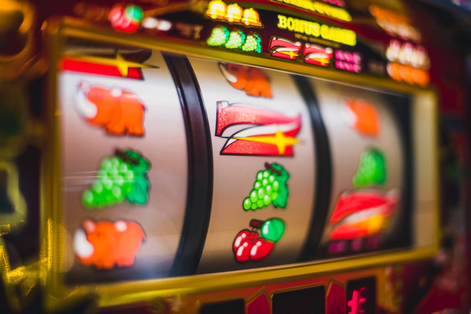 Online casino lobby — slots and table games grid