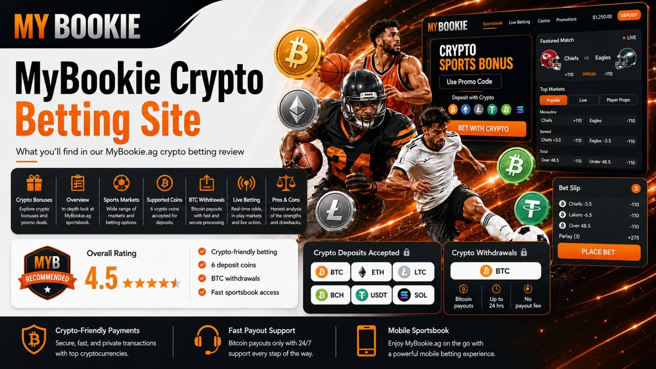 Mybookie crypto gambling site overview