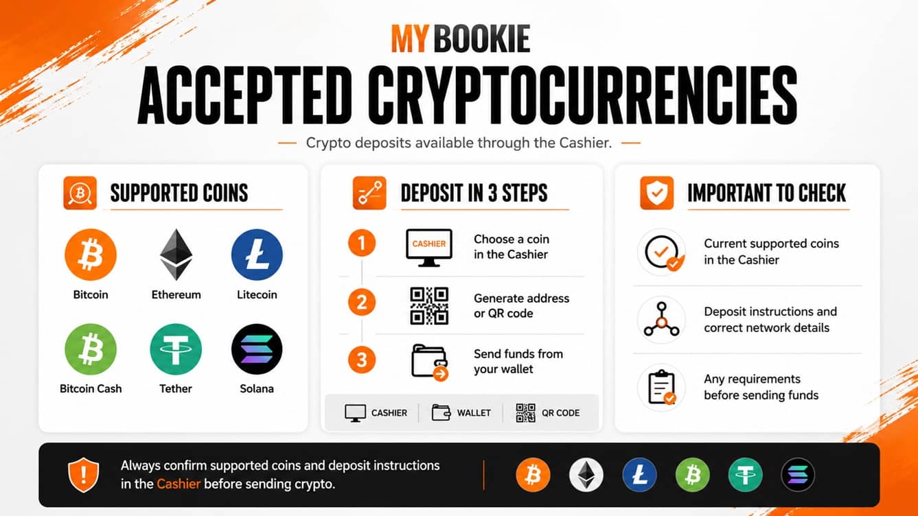 Accepted Cryptocurrencies